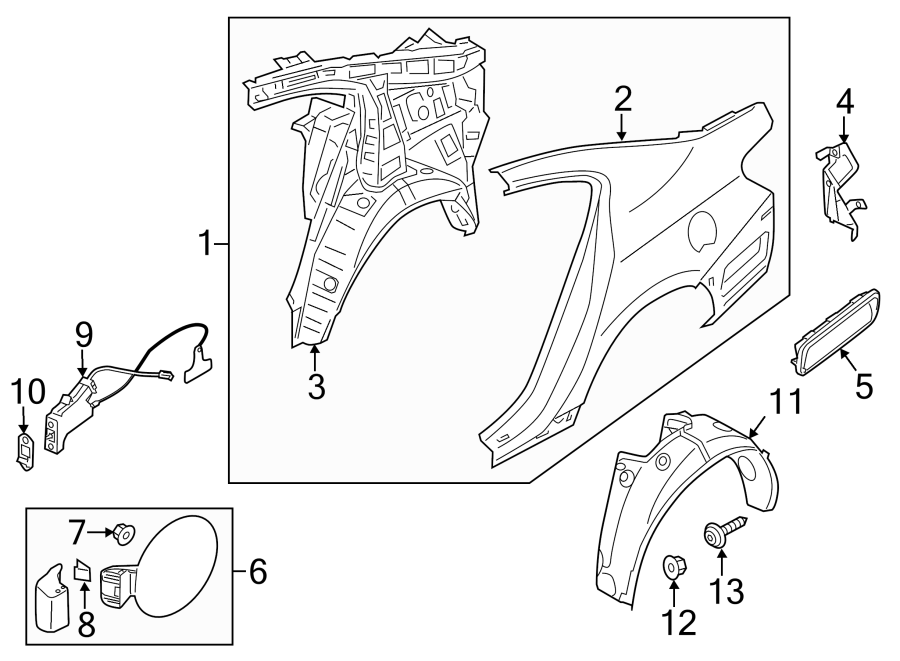 12QUARTER PANEL & COMPONENTS.https://images.simplepart.com/images/parts/motor/fullsize/2438440.png