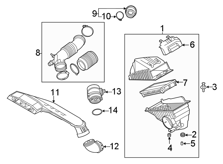 14Engine / transaxle. Air intake.https://images.simplepart.com/images/parts/motor/fullsize/2440200.png