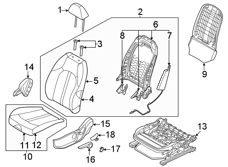 3Seats & tracks. Driver seat components.https://images.simplepart.com/images/parts/motor/fullsize/2440445.png