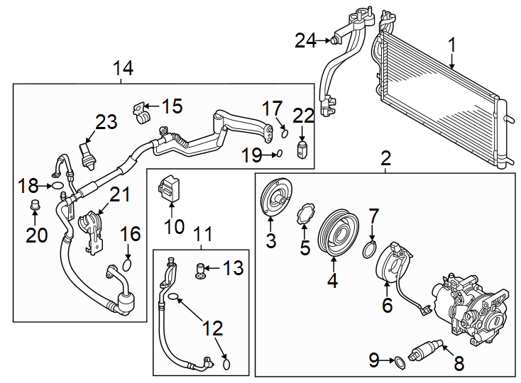 5Air conditioner & heater. Compressor & lines. Condenser.https://images.simplepart.com/images/parts/motor/fullsize/2442108.png