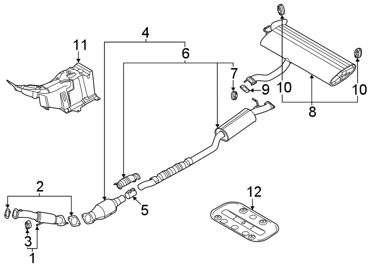 1Exhaust system. Exhaust components.https://images.simplepart.com/images/parts/motor/fullsize/2442295.png