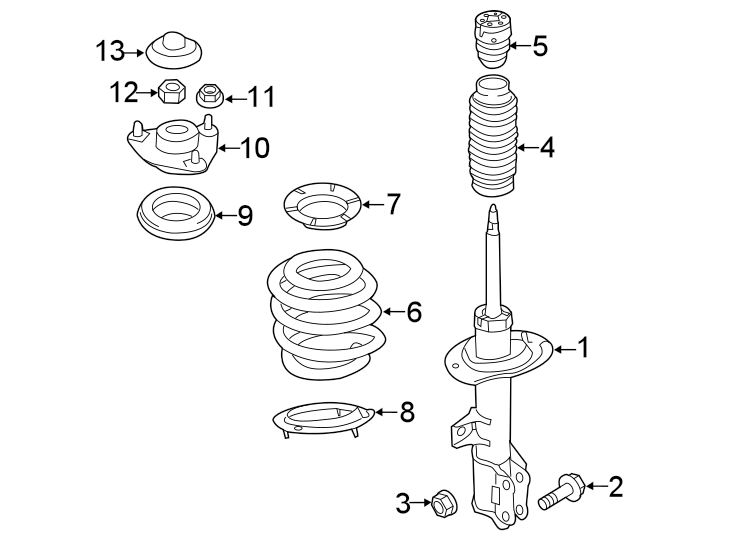 6Front suspension. Struts & components.https://images.simplepart.com/images/parts/motor/fullsize/2442330.png