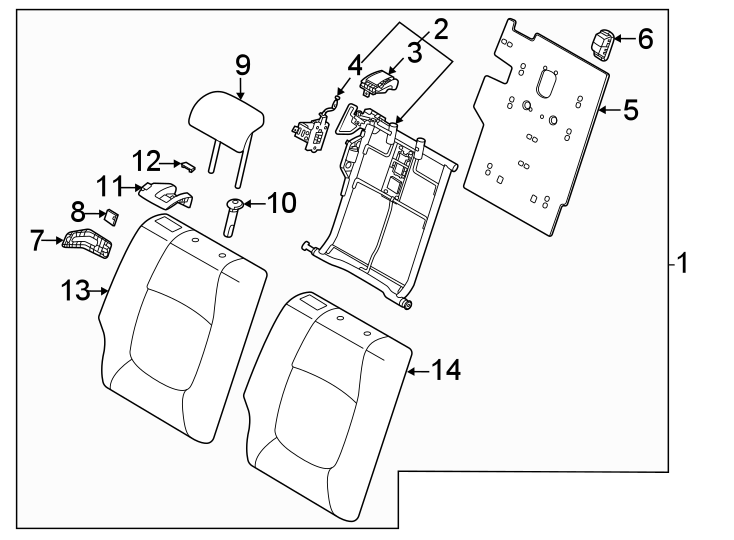 6Seats & tracks. Rear seat components.https://images.simplepart.com/images/parts/motor/fullsize/2442480.png