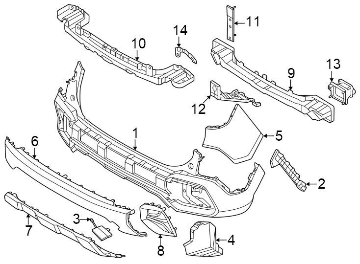 Diagram Rear bumper. Bumper & components. for your Kia