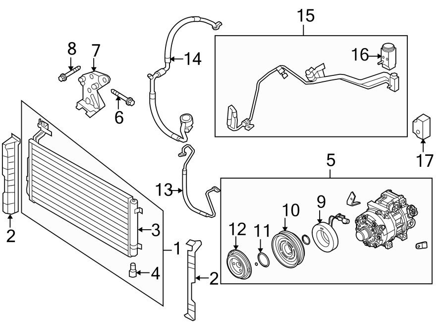 11AIR CONDITIONER & HEATER. COMPRESSOR & LINES. CONDENSER.https://images.simplepart.com/images/parts/motor/fullsize/2450057.png