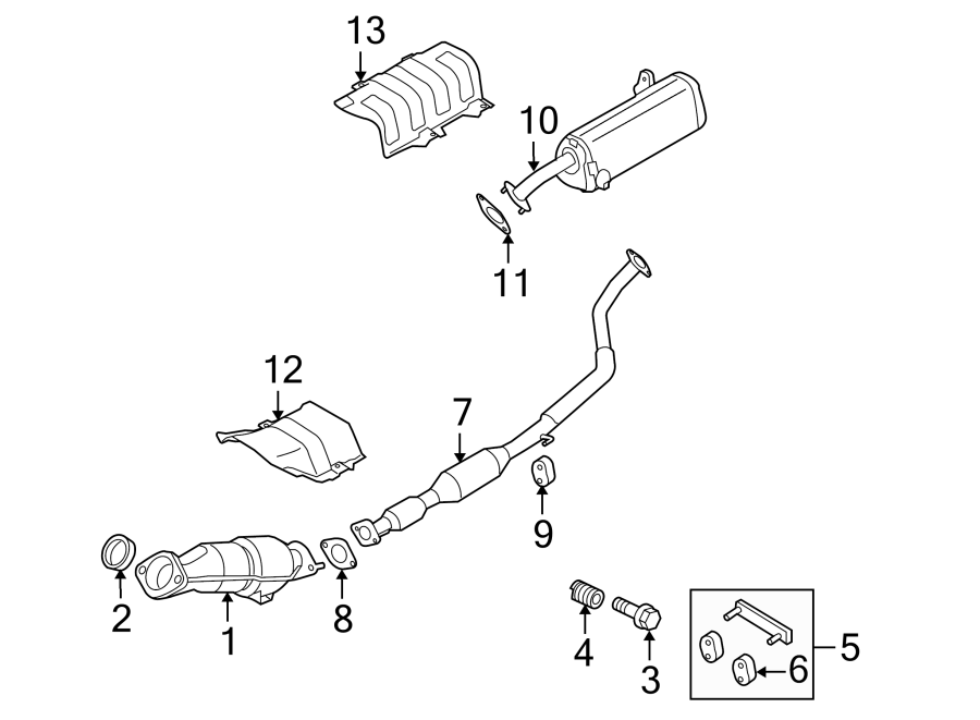 11EXHAUST SYSTEM. EXHAUST COMPONENTS.https://images.simplepart.com/images/parts/motor/fullsize/2455205.png