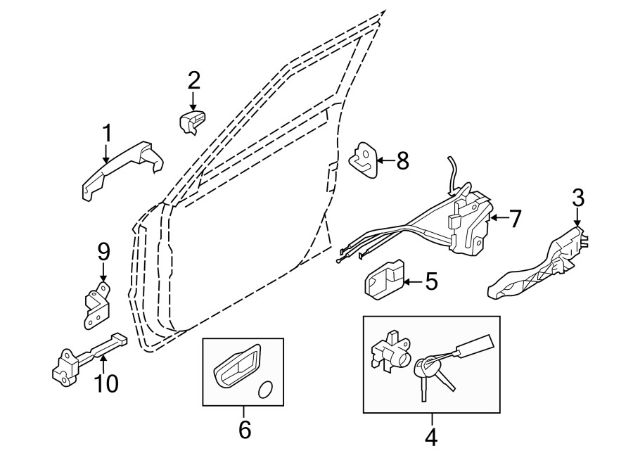 10FRONT DOOR. LOCK & HARDWARE.https://images.simplepart.com/images/parts/motor/fullsize/2455472.png