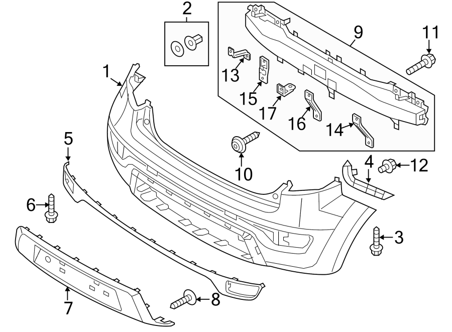 3REAR BUMPER. BUMPER & COMPONENTS.https://images.simplepart.com/images/parts/motor/fullsize/2455612.png