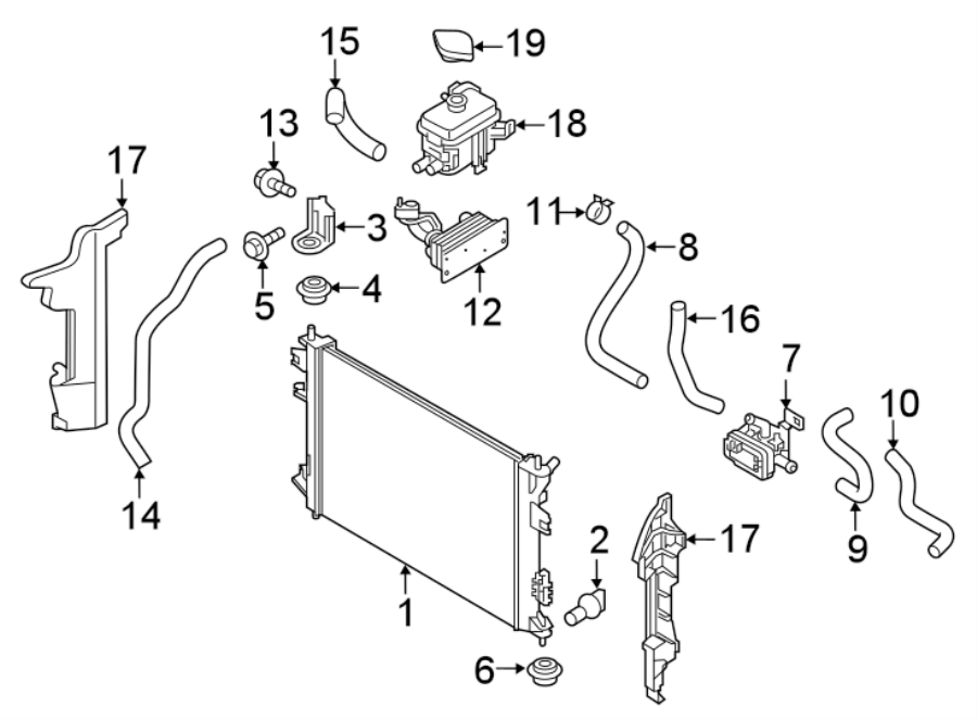 5Radiator & components.https://images.simplepart.com/images/parts/motor/fullsize/2457052.png