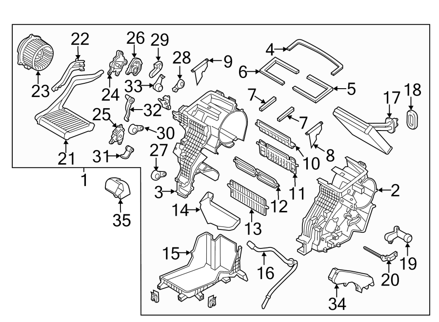 8AIR CONDITIONER & HEATER. EVAPORATOR & HEATER COMPONENTS.https://images.simplepart.com/images/parts/motor/fullsize/2457080.png