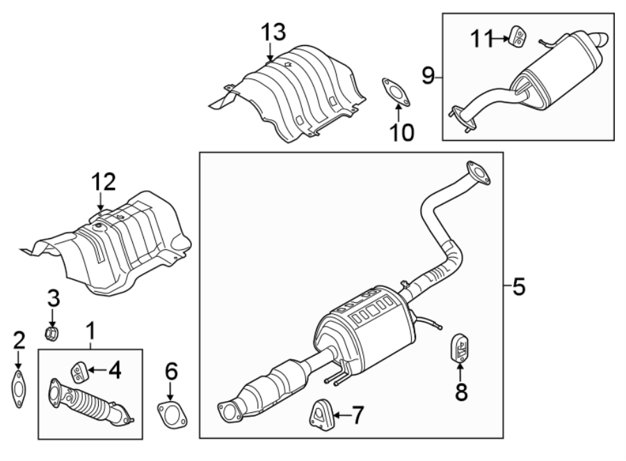 12Exhaust system. Exhaust components.https://images.simplepart.com/images/parts/motor/fullsize/2457207.png