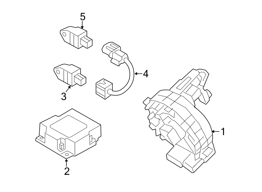 1RESTRAINT SYSTEMS. AIR BAG COMPONENTS.https://images.simplepart.com/images/parts/motor/fullsize/2457363.png