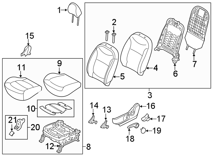 7SEATS & TRACKS. FRONT SEAT COMPONENTS.https://images.simplepart.com/images/parts/motor/fullsize/2457385.png