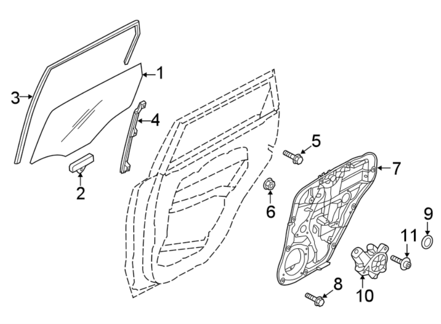 5Rear door. Glass & hardware.https://images.simplepart.com/images/parts/motor/fullsize/2457512.png