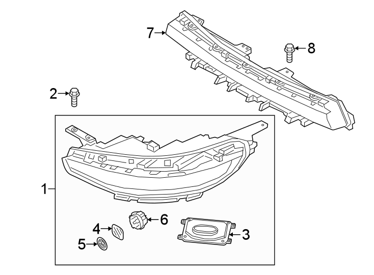 1FRONT LAMPS. HEADLAMP COMPONENTS.https://images.simplepart.com/images/parts/motor/fullsize/2458050.png