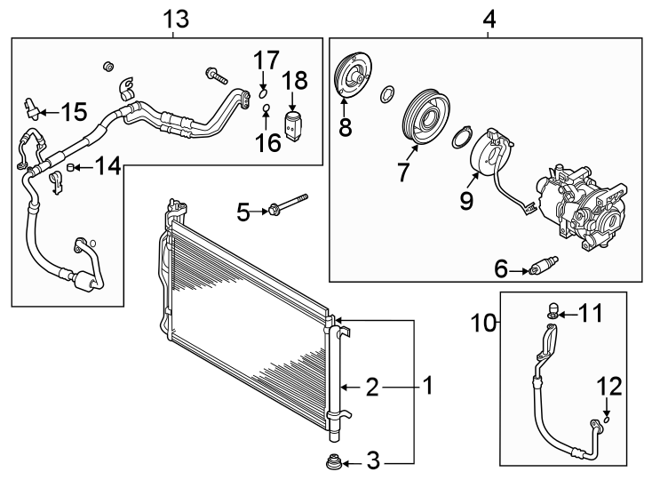 9AIR CONDITIONER & HEATER. COMPRESSOR & LINES. CONDENSER.https://images.simplepart.com/images/parts/motor/fullsize/2458115.png