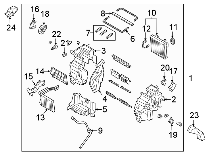 8AIR CONDITIONER & HEATER. EVAPORATOR & HEATER COMPONENTS.https://images.simplepart.com/images/parts/motor/fullsize/2458120.png