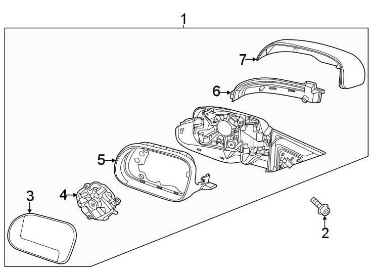 Diagram FRONT DOOR. OUTSIDE MIRRORS. for your 2018 Kia Rio 1.6L A/T LX Hatchback 
