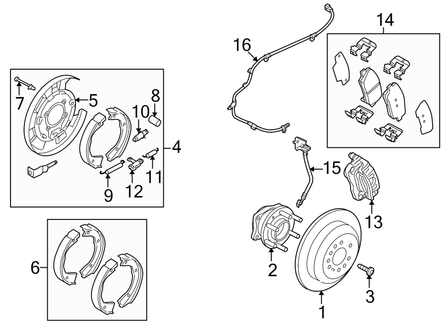 16REAR SUSPENSION. BRAKE COMPONENTS.https://images.simplepart.com/images/parts/motor/fullsize/2460675.png