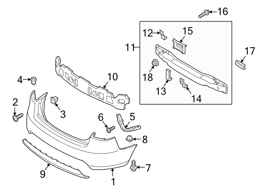 16REAR BUMPER. BUMPER & COMPONENTS.https://images.simplepart.com/images/parts/motor/fullsize/2470650.png