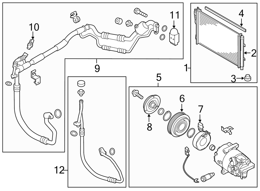 3AIR CONDITIONER & HEATER. COMPRESSOR & LINES. CONDENSER.https://images.simplepart.com/images/parts/motor/fullsize/2471095.png