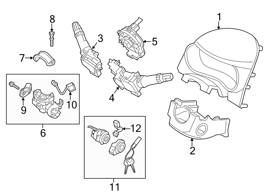 6STEERING COLUMN. SHROUD. SWITCHES & LEVERS.https://images.simplepart.com/images/parts/motor/fullsize/2471330.png