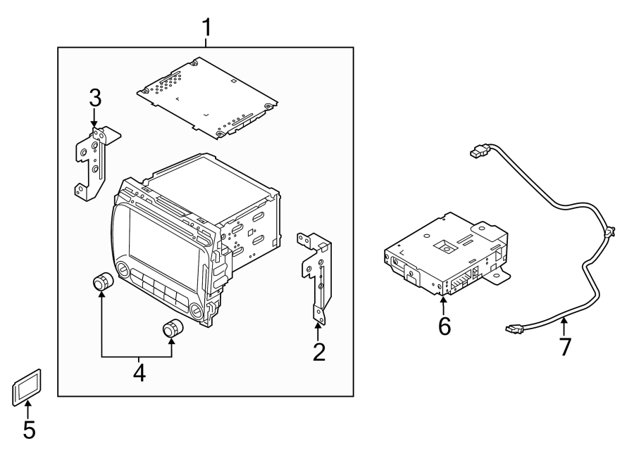 7INSTRUMENT PANEL. NAVIGATION SYSTEM COMPONENTS.https://images.simplepart.com/images/parts/motor/fullsize/2471390.png