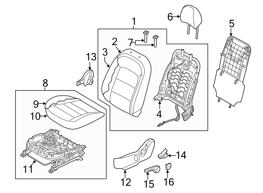 6SEATS & TRACKS. DRIVER SEAT COMPONENTS.https://images.simplepart.com/images/parts/motor/fullsize/2471425.png