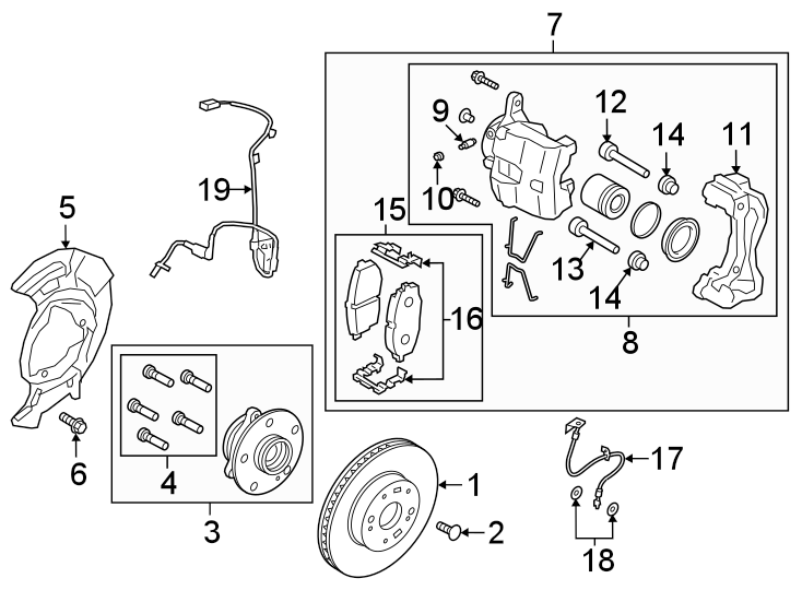 5Front suspension. Brake components.https://images.simplepart.com/images/parts/motor/fullsize/2475230.png