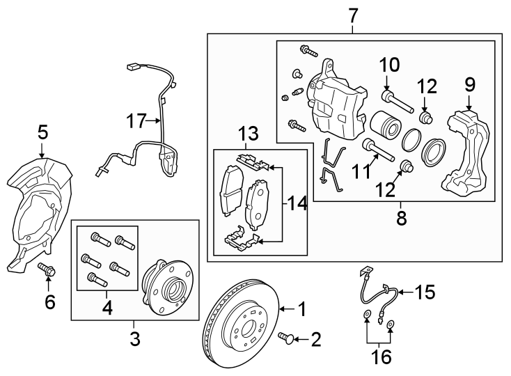 8Front suspension. Brake components.https://images.simplepart.com/images/parts/motor/fullsize/2475232.png