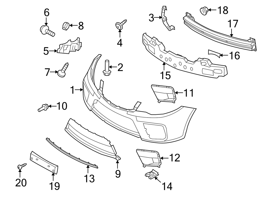 7FRONT BUMPER. BUMPER & COMPONENTS.https://images.simplepart.com/images/parts/motor/fullsize/2480010.png