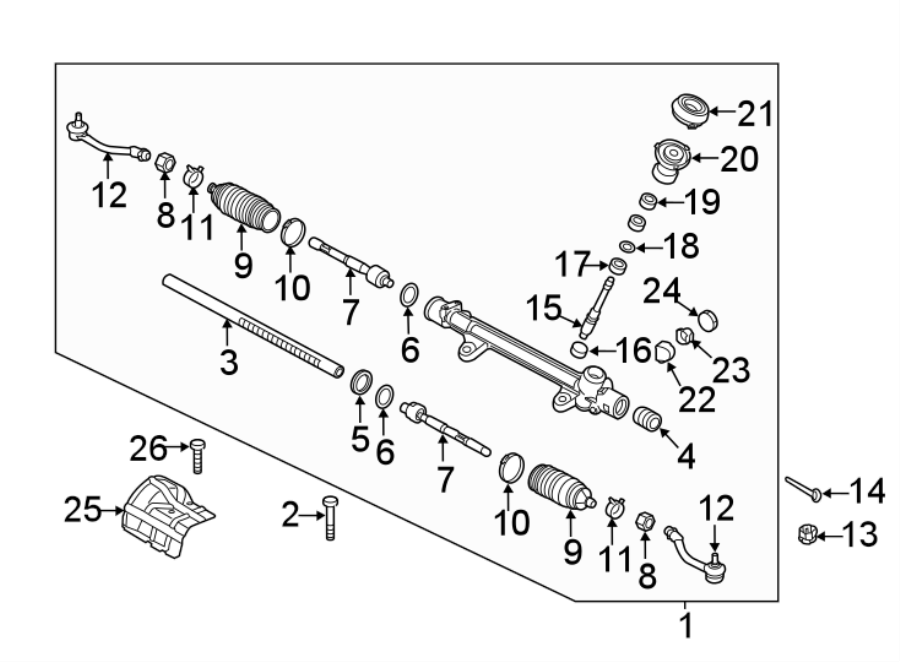 STEERING GEAR & LINKAGE.