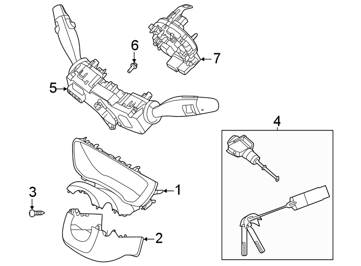 5Steering column. Shroud. Switches & levers.https://images.simplepart.com/images/parts/motor/fullsize/2490256.png