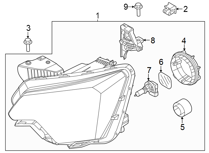 9Front lamps. Rear lamps. Headlamp components.https://images.simplepart.com/images/parts/motor/fullsize/2491050.png