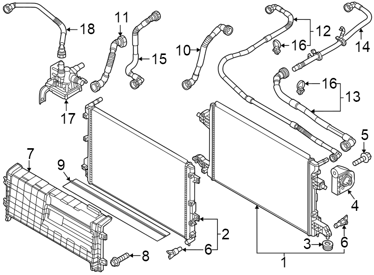 3Radiator & components.https://images.simplepart.com/images/parts/motor/fullsize/2491085.png