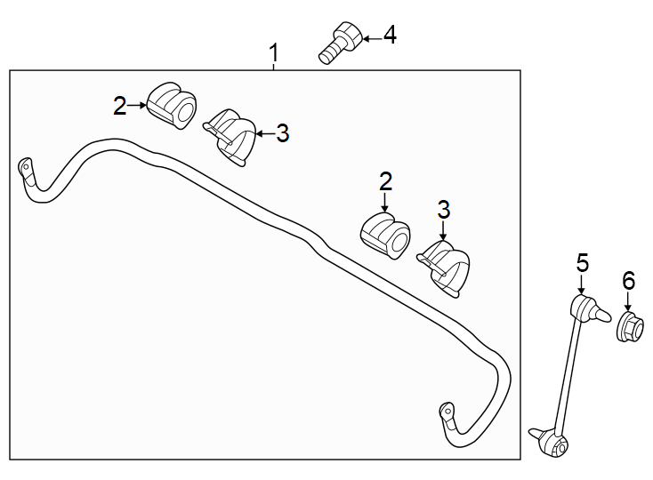 6Front suspension. Stabilizer bar & components.https://images.simplepart.com/images/parts/motor/fullsize/2491410.png