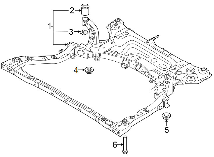 6Front suspension. Suspension mounting.https://images.simplepart.com/images/parts/motor/fullsize/2491440.png