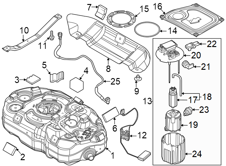 11Fuel system components.https://images.simplepart.com/images/parts/motor/fullsize/2491721.png