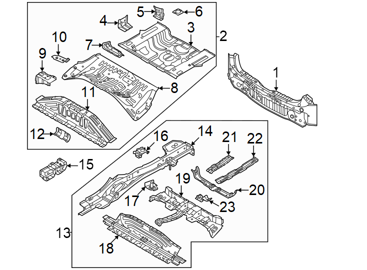 8Rear body & floor. Floor & rails.https://images.simplepart.com/images/parts/motor/fullsize/2491762.png