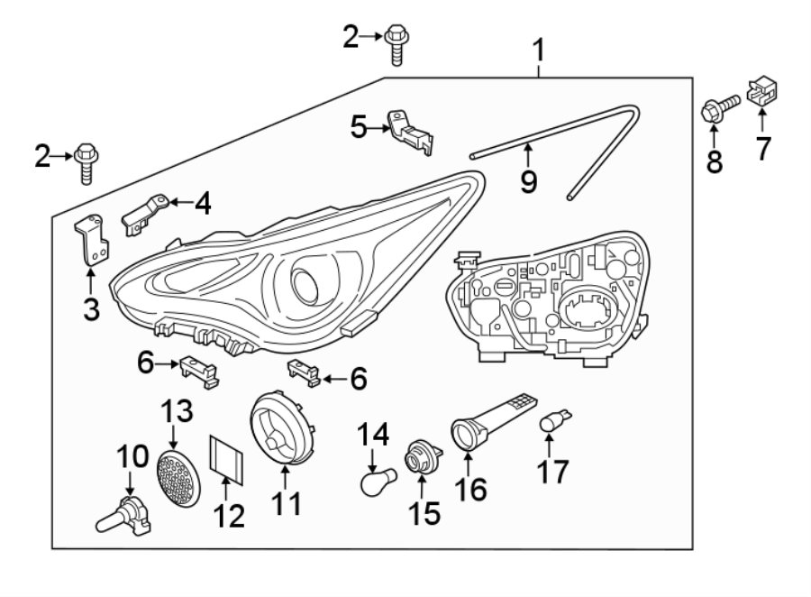 12FRONT LAMPS. HEADLAMP COMPONENTS.https://images.simplepart.com/images/parts/motor/fullsize/2493025.png