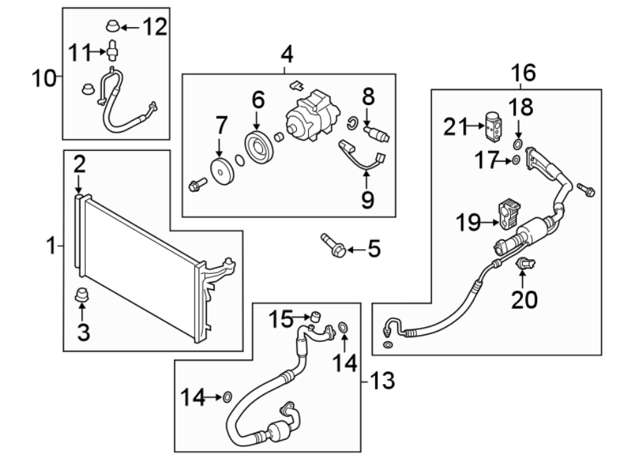 21AIR CONDITIONER & HEATER. COMPRESSOR & LINES. CONDENSER.https://images.simplepart.com/images/parts/motor/fullsize/2493090.png