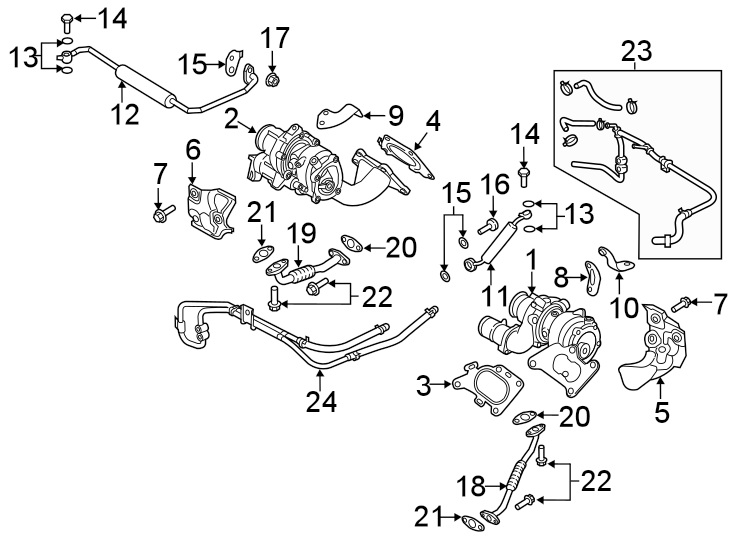 18TURBOCHARGER & COMPONENTS.https://images.simplepart.com/images/parts/motor/fullsize/2495222.png