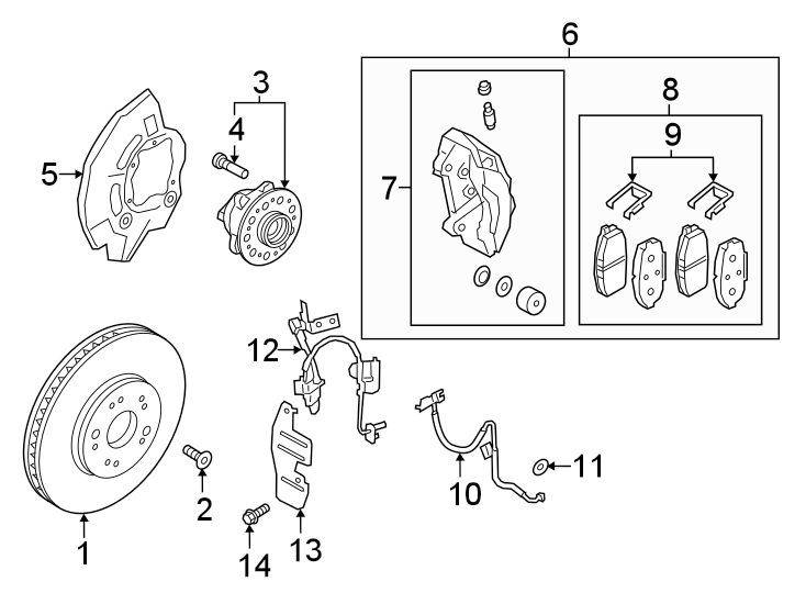 12FRONT SUSPENSION. BRAKE COMPONENTS.https://images.simplepart.com/images/parts/motor/fullsize/2495260.png