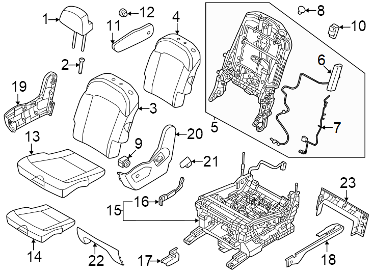 17Folding. Front. Inner. Outer. Rear. Sliding. W/CAPTAIN chairs. W/LEVER. W/O leg ext. W/O lever.https://images.simplepart.com/images/parts/motor/fullsize/2496410.png