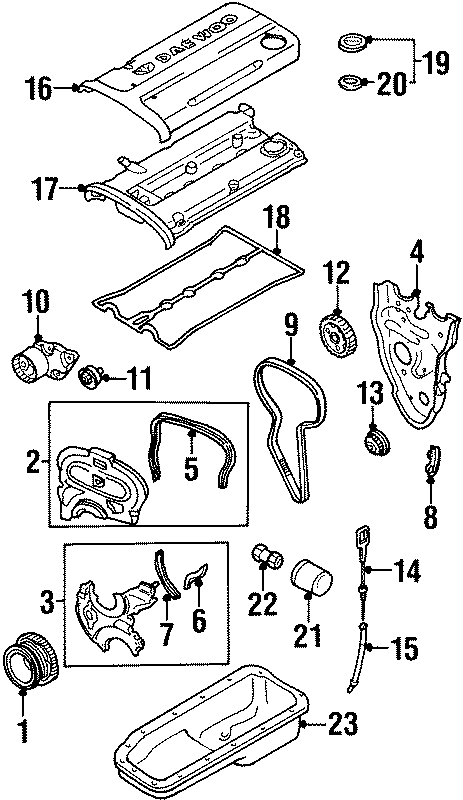 ENGINE / TRANSAXLE. ENGINE PARTS.