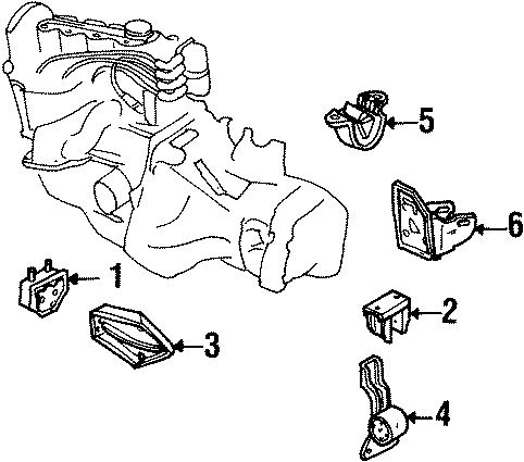 2ENGINE / TRANSAXLE. ENGINE & TRANS MOUNTING.https://images.simplepart.com/images/parts/motor/fullsize/2600150.png