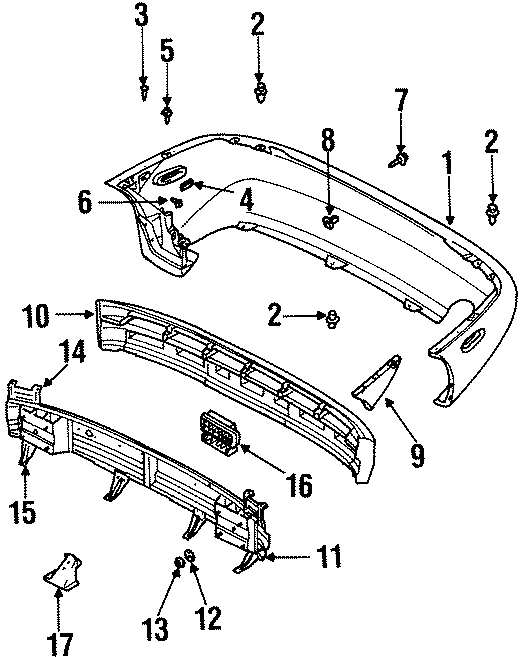 8REAR BUMPER. BUMPER & COMPONENTS.https://images.simplepart.com/images/parts/motor/fullsize/2600575.png