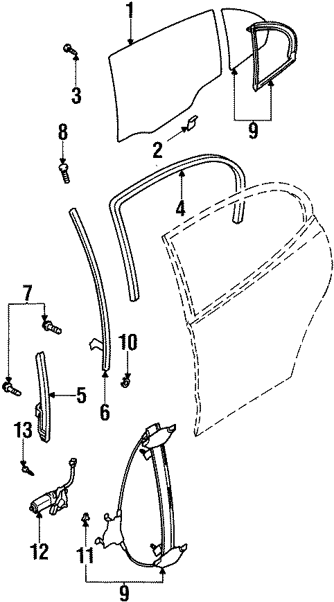 11REAR DOOR. GLASS & HARDWARE.https://images.simplepart.com/images/parts/motor/fullsize/2601305.png