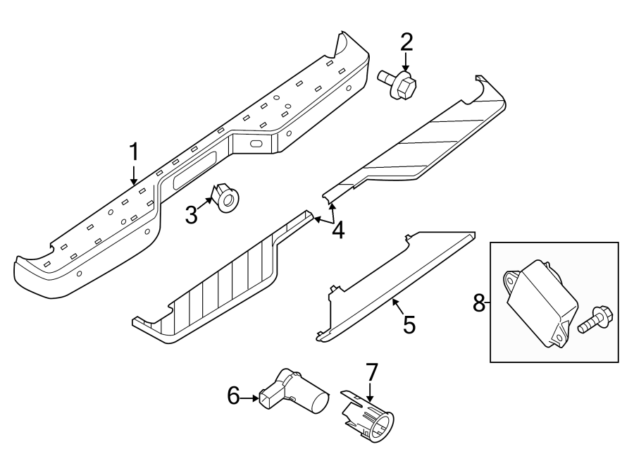 1REAR BUMPER. BUMPER & COMPONENTS.https://images.simplepart.com/images/parts/motor/fullsize/3625655.png