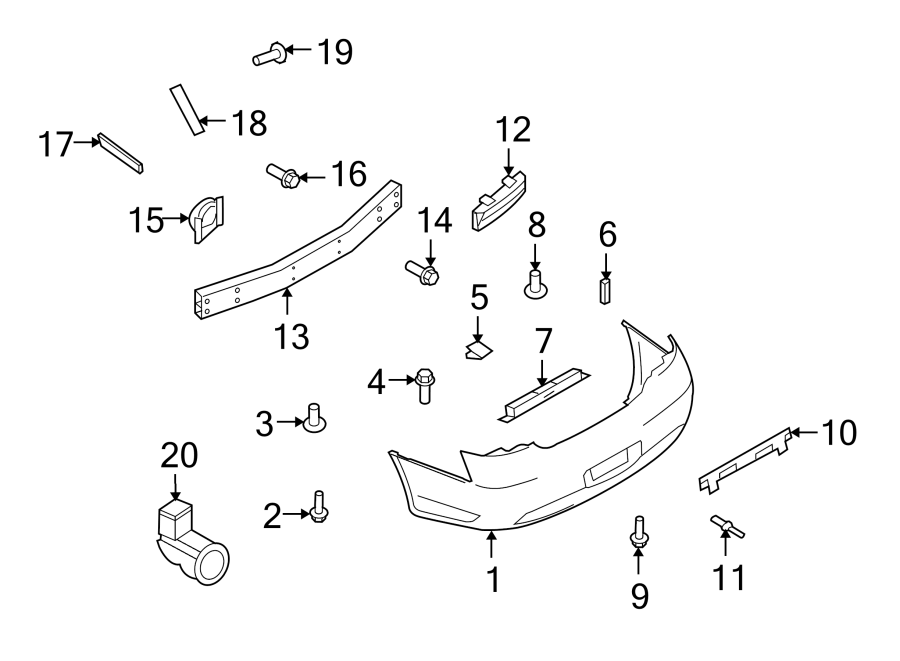 14REAR BUMPER. BUMPER & COMPONENTS.https://images.simplepart.com/images/parts/motor/fullsize/3846240.png